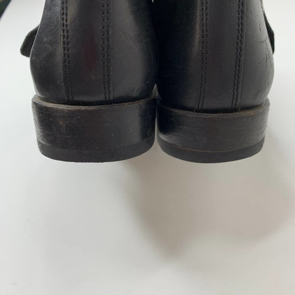 Frye Natalie Triple Buckle Ankle Short Boots Black Booties Womens 8 - Picture 7 of 16